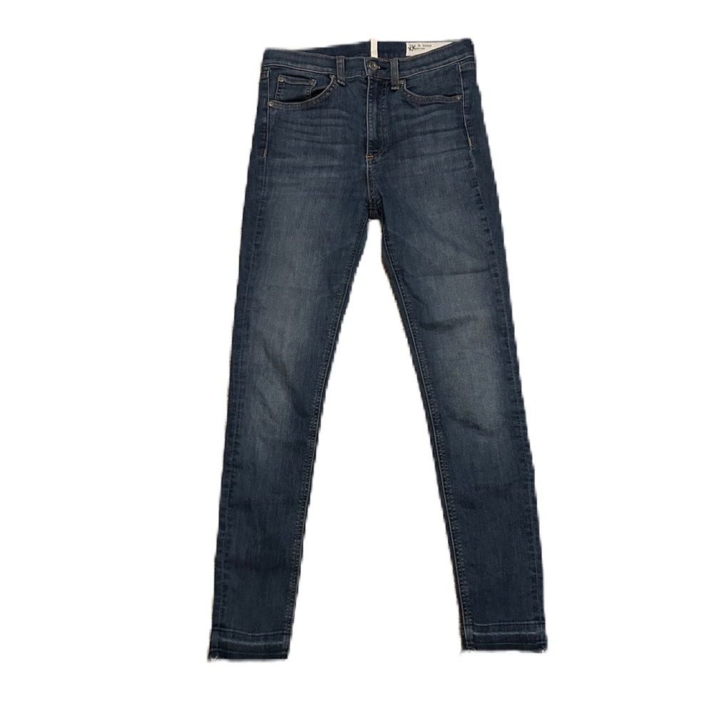 Rag and Bone High Rise Ankle Skinny Jeans Sz 27 Women’s Blue Denim Medium Wash